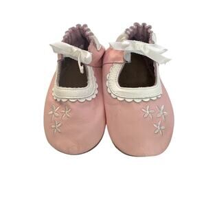 Robeez Maryjane Leather Moccasins Size 12-18 months